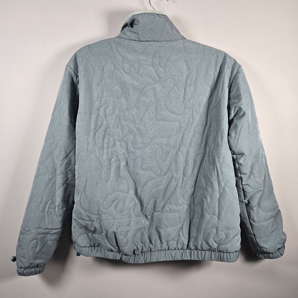 Light Blue Quilted Pullover Jacket - image 5
